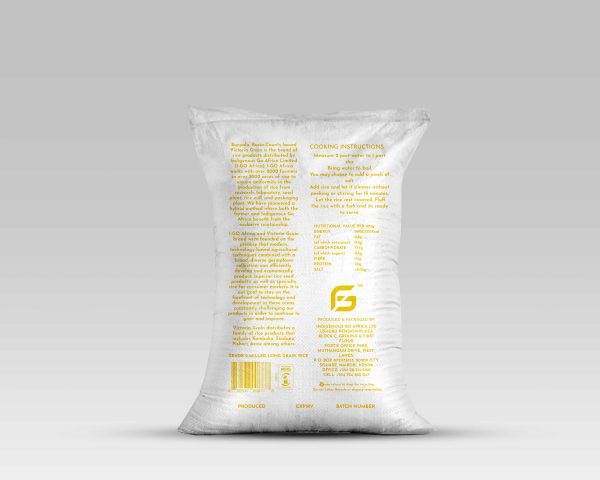 Victoria Grain Milled Rice,  by I-Go Africa® 25kgs (grade 2) - Image 4